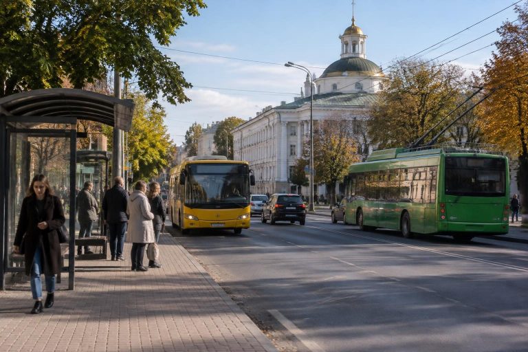 Ілюстрація до матеріалу «Як пересуватися Полтавою: автобуси, тролейбуси та зручне планування маршруту»